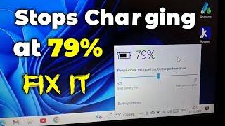 How to Fix Laptop Not Charging to 100 Percent ? | How to Fix Laptop Battery Stops Charging at 80 % ?