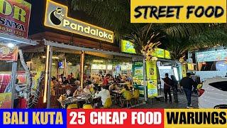 Bali Indonesia Street Food Vlog Kuta 25 Cheap Places To Eat Today 2024