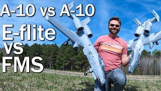 Which RC Plane is Top Hog? E-flite 64mm A-10 vs FMS 70mm A-10