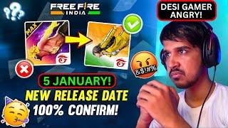  Free Fire India Launch Date  Desi Gamer Angry On Garena  Free Fire India Launch 5 January