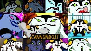 All cannonbolt transformations in all Ben 10 series