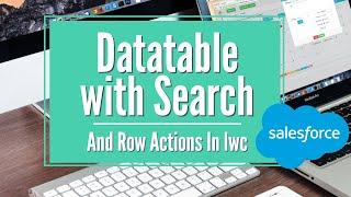 Lightning Datatable | Search Functionality in Datatable lwc with Row Selection