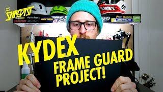 Making a DIY Frame Guard From Kydex! // Quick Bike Hack Project To Keep Your Downtube Protected