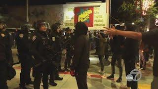 Protesters arrested as UC Berkeley crews close People's Park, set up shipping container perimeter
