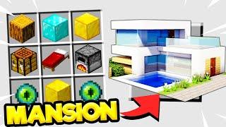 CRAFTING A MANSION in MINECRAFT