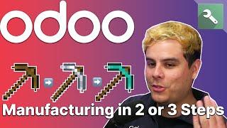 Manufacturing in Two or Three Steps | Odoo MRP