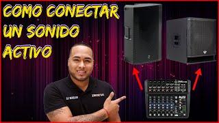 Como conectar tu sonido activo