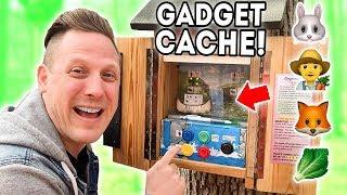 I'VE NEVER SEEN A GADGET GEOCACHE LIKE THIS!