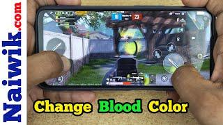 How to change Blood Color in Battlegrounds Mobile India Game || Change Blood Color in BGMI