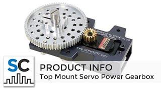 SPG785A ServoCity.com Top Mount Servo Gearbox