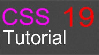 CSS Layout Tutorial - 19 - Adding a logo to the layout