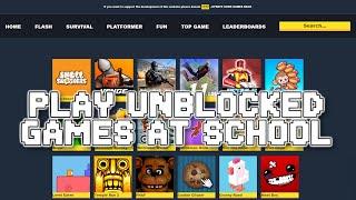 Play Unblocked Games At School PlexyGames