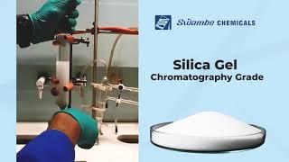 Column chromatography with silica gel adsorbent