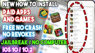 New How To Install Paid Apps & Games Free (JAILBREAK) No Computer/Crash iOS 10/10.2 iPhone/iPod/iPad