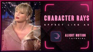 Trending Character Rays Effect  in Alight motion | Alight motion tutorial