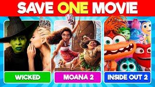 Save One Movie | Wicked🪄Moana 2Inside Out 2and more!