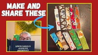 Create Fabric Bookmarks to SHARE with Friends!