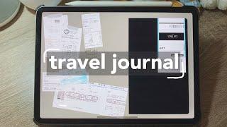 Travel journal on iPad Pro ️ Korea trip | GoodNotes5