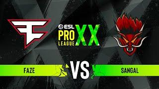 FaZe vs. Sangal - ESL Pro League Season 20 - Group A