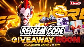 Free Fire Giveaway - Redeem code Giveaways - MCA Arjun Gaming #freefirelive #freefiretelugu