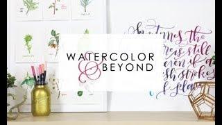 Watercolor & Beyond Online Course | Amanda Arneill - Hand Lettering