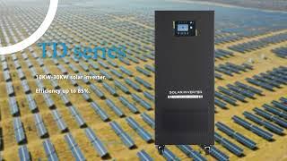 High quality 10kw 15kw 20kw 30kw solar inverter pure sine wave output