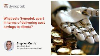 What sets Synoptek apart in terms of delivering cost savings to clients?