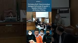 Sambo Peluk dan Cium Putri di Ruang Sidang