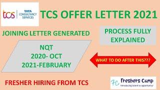 TCS JOINING OFFER LETTER I TCS NQT HIRING 2021 I AFTER THIS I HOW TO ACCEPT I FULL EXPLANATION