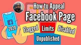 How to Appeal Any Facebook Page Issues l Unpublished,Flagged,Limits,Disabled and Etc...