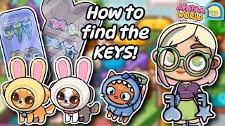 Where to Find the PET SHOP KEYS! (Avatar World gameplay with Everyone's Toy Club)