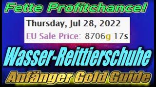 Goldverdienen für Anfänger - Checkliste #3  Fette Profitchance: REITTIERSCHUHE | WoW Gold Guide