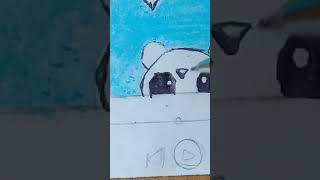 cool aesthetic panda drawing and give me the comments and I will do that one