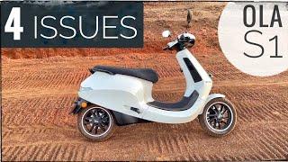 4 Problems in Ola S1/S1 pro | Ola scooter problems | Ola electric scooter review