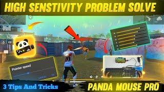 High Sensitivity Problem solve | Panda Mouse pro Control Senstivity solution | 3 Tips and Tricks