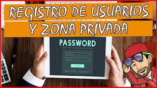 ️ Registro de usuarios personalizado y zona segura o privada, Wordpress 7,  tutorial español