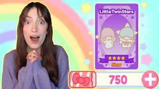 Little Twin Stars 750 Gacha Tix Opening! | Roblox My Hello Kitty Cafe Kiki and Lala Update | Riivv3r