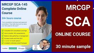 MRCGP SCA Online Video Course - 30 minute sample | SCA Exam, SCA Cases, SCA videos