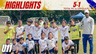 HIGHLIGHTS | YFL U11 | TOTAL FC vs LOYOLA FC [June 4, 2023]