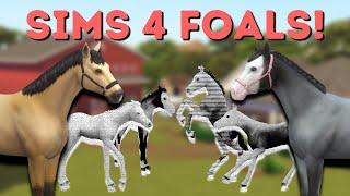 Breeding my horses in the Sims 4!
