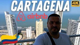 【4K】£120 A NIGHT AIRBNB APARTMENT TOUR CARTAGENA COLOMBIA