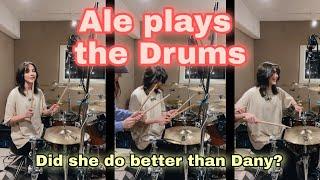 The Warning | Ale learning to play the drums 