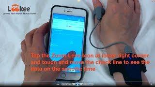 How To Connect & Set Up App, Check Report - LOOKEE® Sleep Monitor with Sleep Apnea Vibrating Alarm