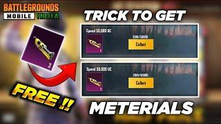 BGMI FREE MINI Material TRICK || MYTHIC FORGE AG REDEEM WILL BE REMOVE IN BGMI 3.0 ?  | NEW REWARDS