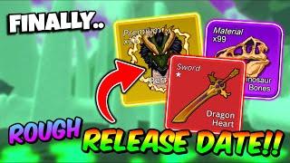The Rough RELEASE DATE for Dragon Rework Update!! (Blox Fruits)