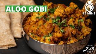 Tasty Aloo Gobi Recipe | Homestyle Cauliflower and Potato Fry | Cookd