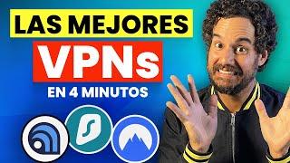 Reseña de la MEJOR VPN en 4 minutos | NordVPN vs Surfshark vs Atlas VPN