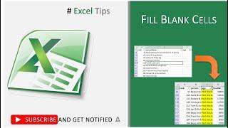 How to Quickly Fill Blank Cells in Multiple Columns in Excel