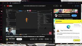 Making Casey Move for the first time in UE5 with the help of youtube