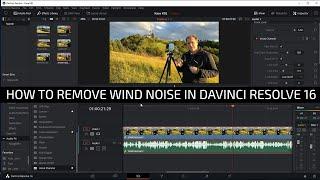 How to get rid of wind noise in Davinci Resolve 16